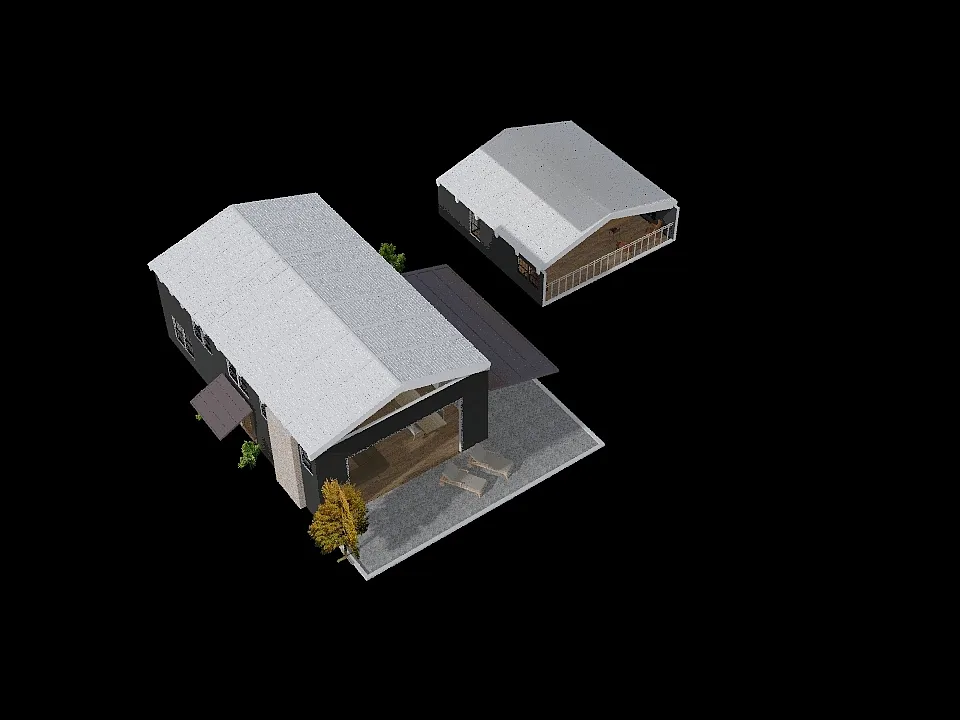 House 2 smaller 3d design renderings