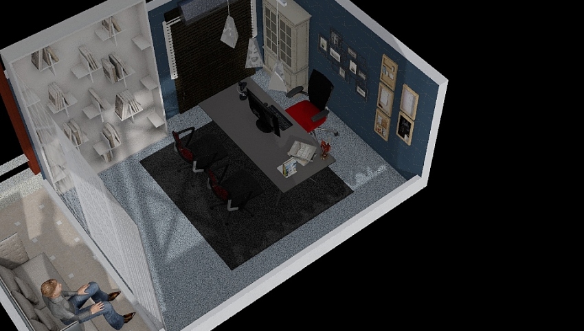 OFFICE ROOM 3d design picture 18.41