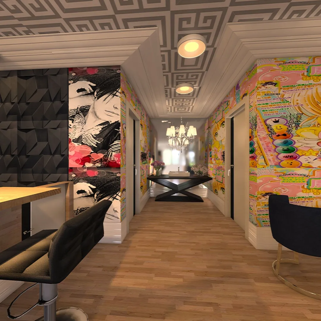 maid caffe 3d design renderings