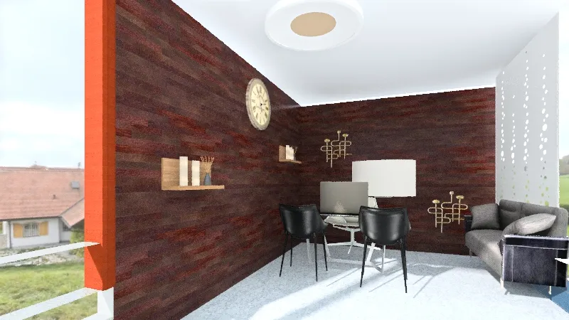 office room 2 3d design renderings