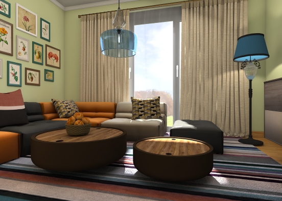 livingroom_1C Design Rendering