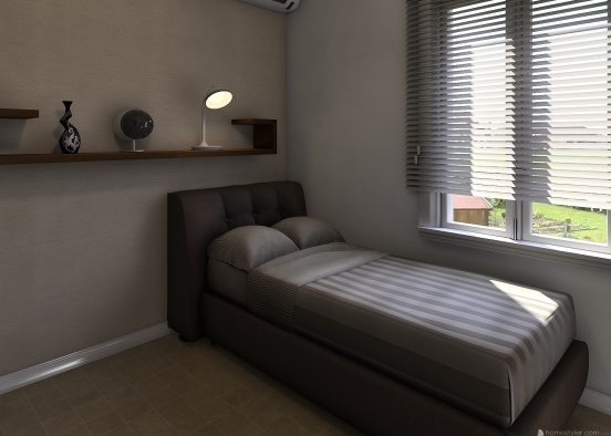 Men_Bedroom Design Rendering