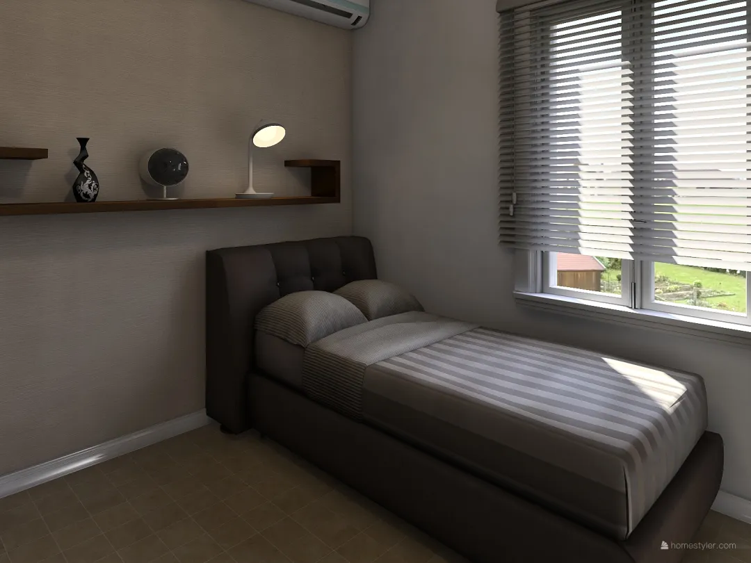 Men_Bedroom 3d design renderings