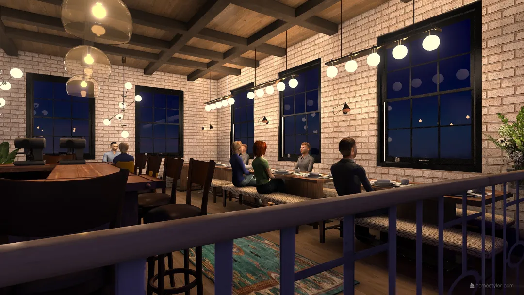 dining befactoyr 3d design renderings