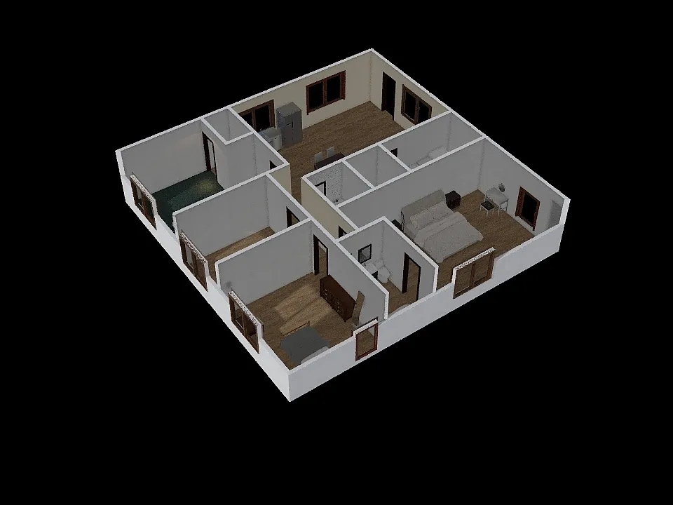 real bungallow 3d design renderings