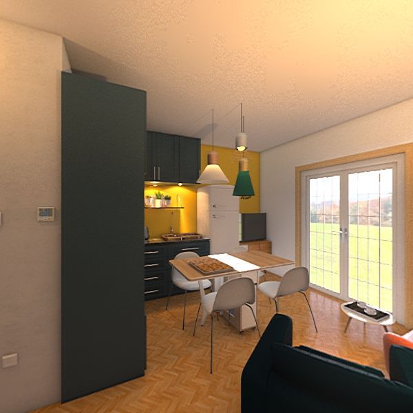 mini appartement 3d design renderings