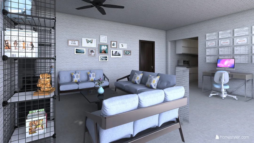 apartment 35 3d design renderings