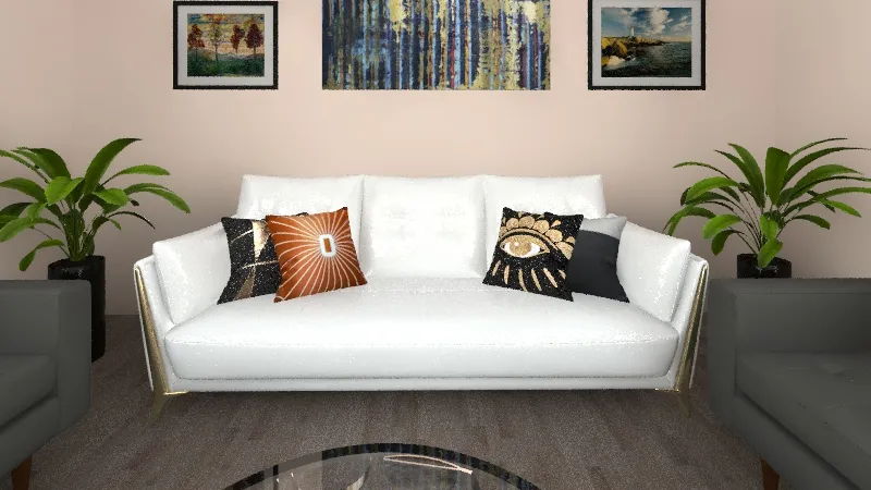 Living Room: Art I-Search 3d design renderings
