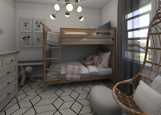 ari and dylan's room Design Rendering