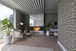 #Residential Light Bedroom Design Rendering
