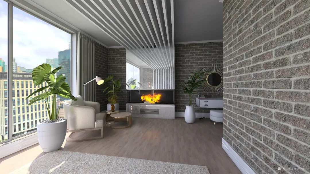 #Residential Light Bedroom 3d design renderings