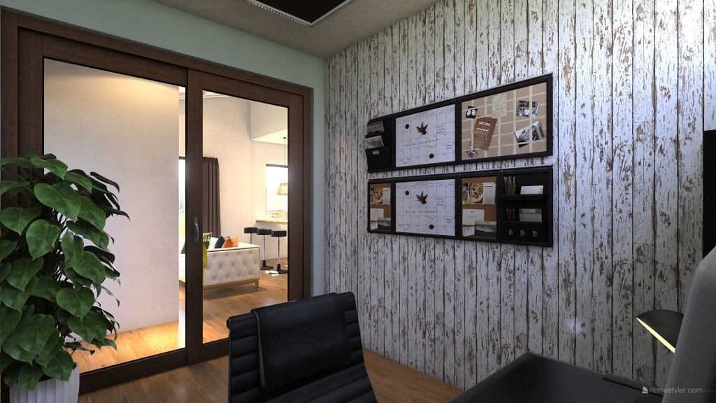 Office 3d design renderings