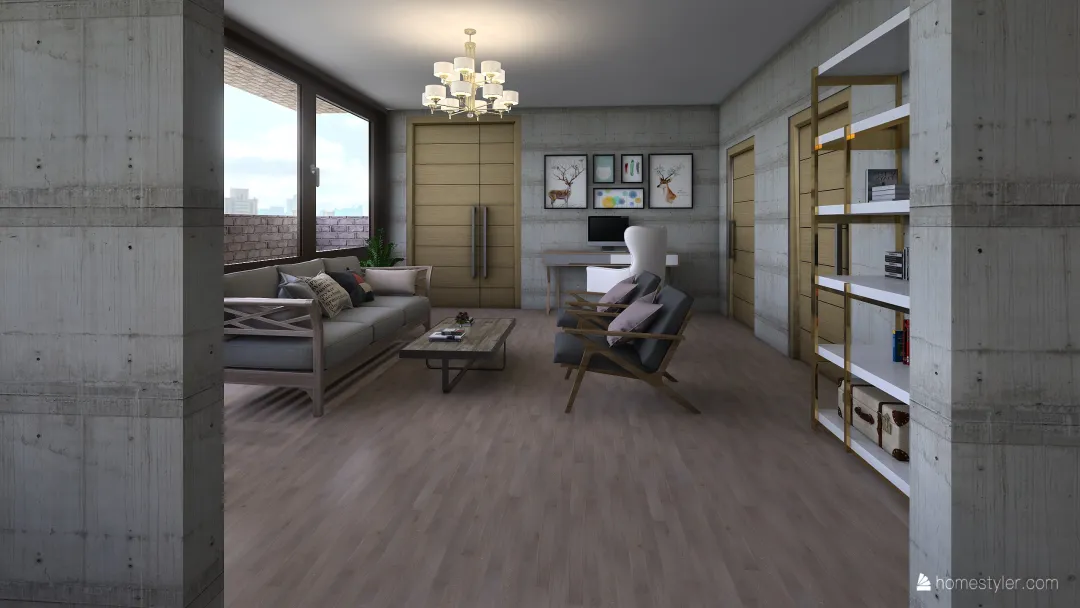apartment 34 3d design renderings