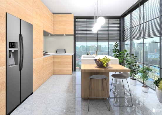 Modern Bauhaus Home 124 Design Rendering