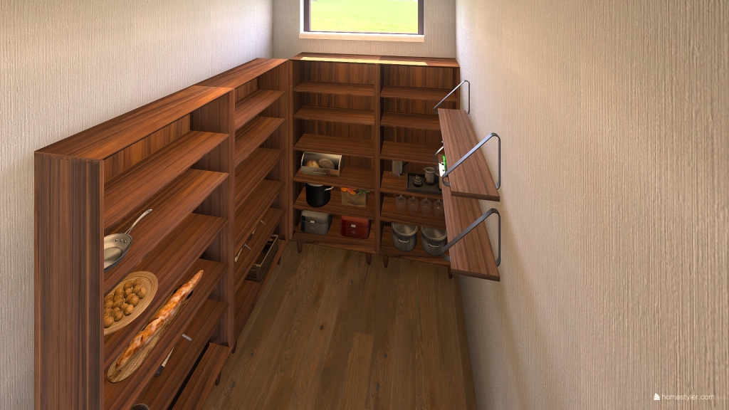 Storage Room & Laundry Area 3d design renderings