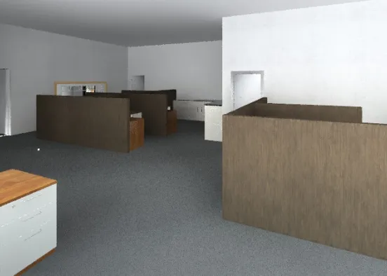 511 with cubicles  Design Rendering