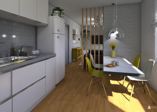 Kuchyně + OP Design Rendering
