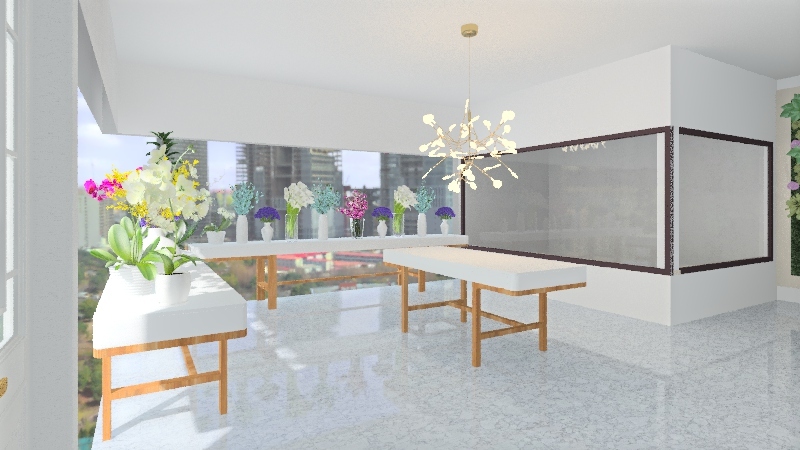 Bouquet Boheme store Interior Design Render