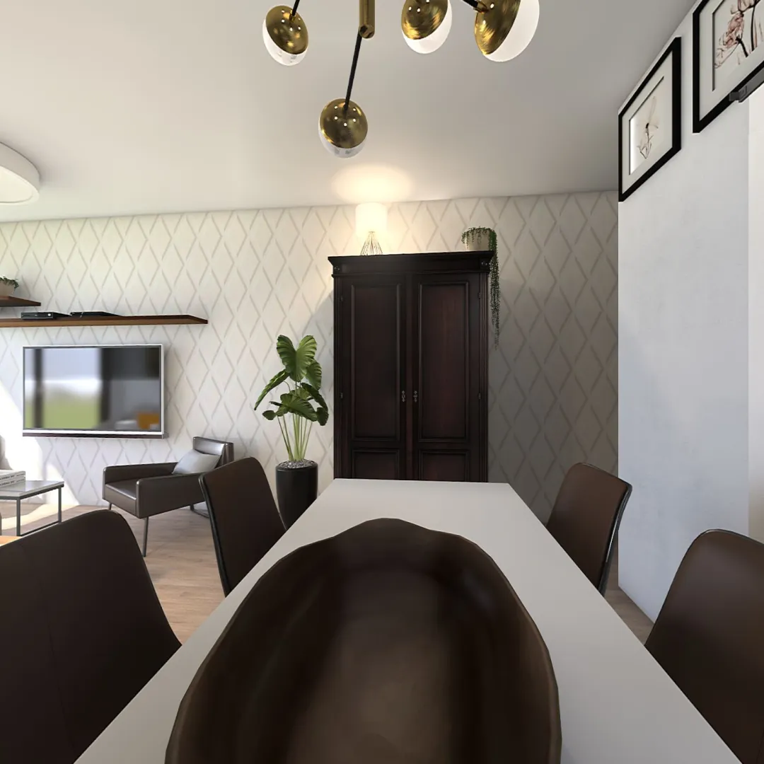 Living Room Update - Campinas, Brazil. 3d design renderings