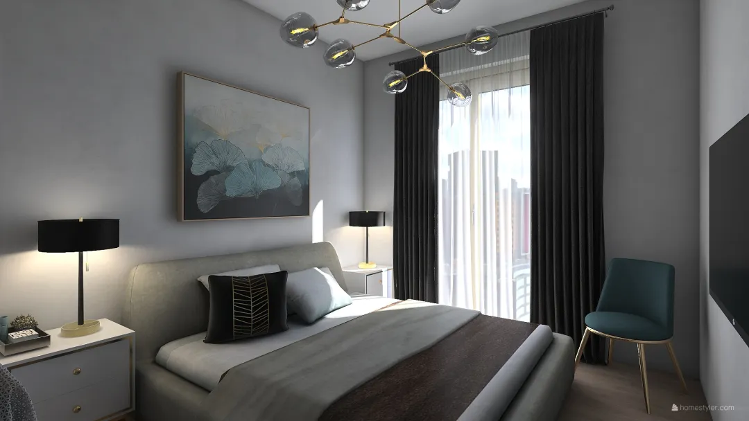 Hotel Apart Mamaia 3d design renderings