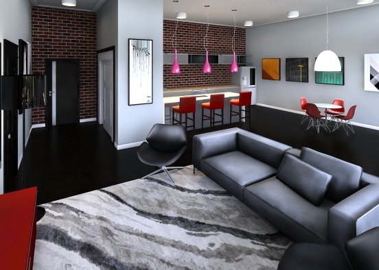 Modern apartment Design Rendering