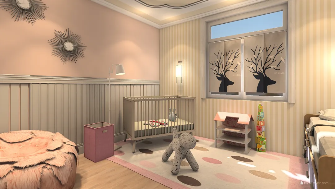 Kiddy Room 3d design renderings