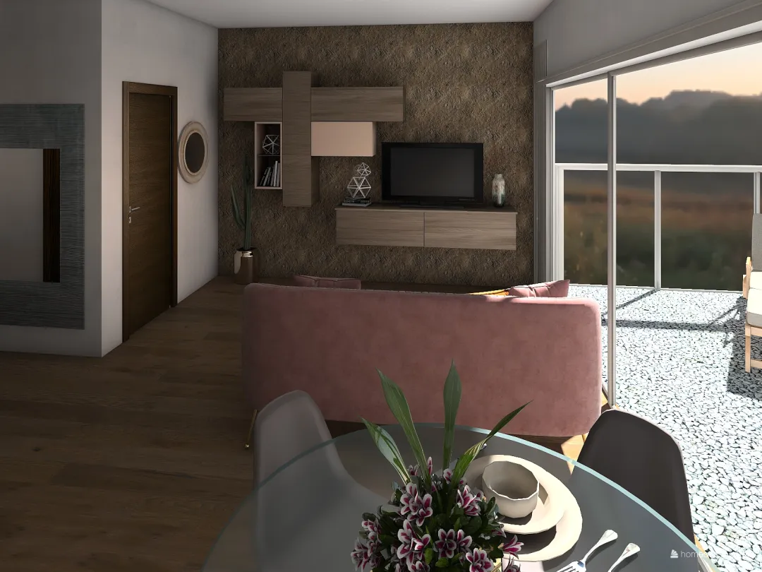 Carl + penthouse 3d design renderings