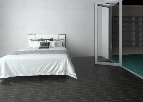 bed and study Design Rendering