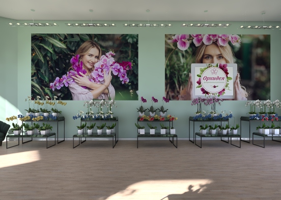 магазин orchid Design Rendering
