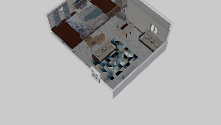 small Apartment  3d design picture 43.69