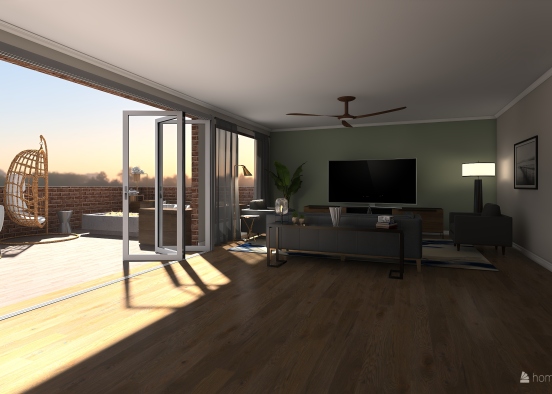 Downtown Apartment (3bed 3bath) Design Rendering