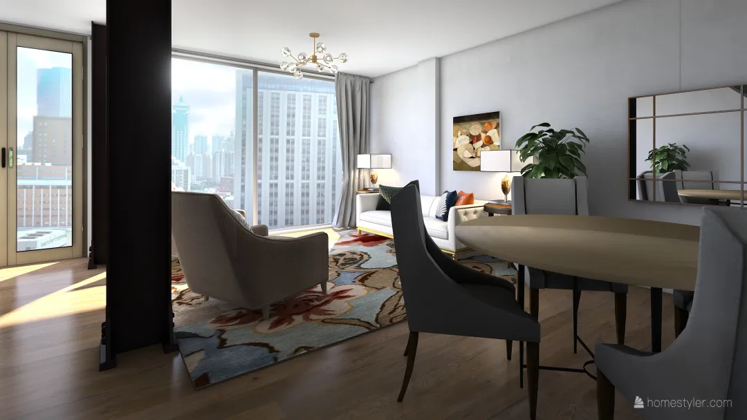 Module 7 living room 3d design renderings