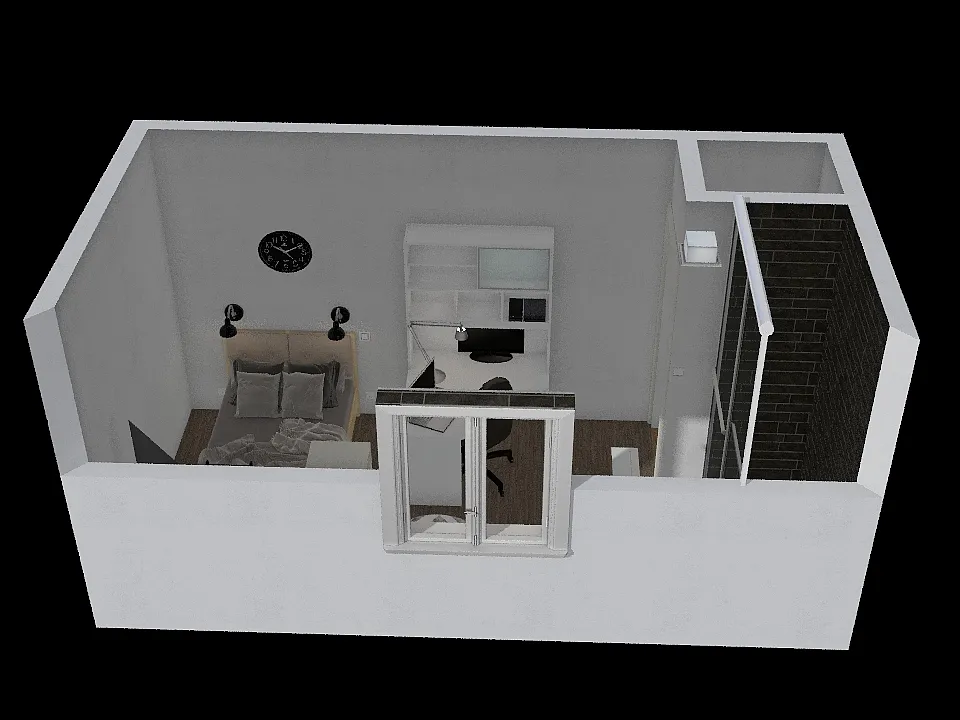 chambre garage 3d design renderings