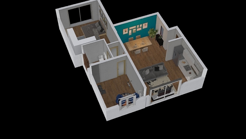 Small house 3d design picture 80.2
