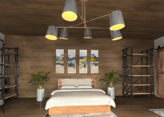 small bedroom Design Rendering