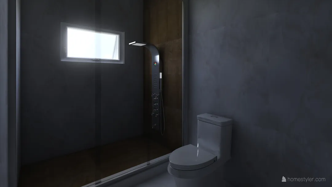 Banheiro Padrão I 3d design renderings