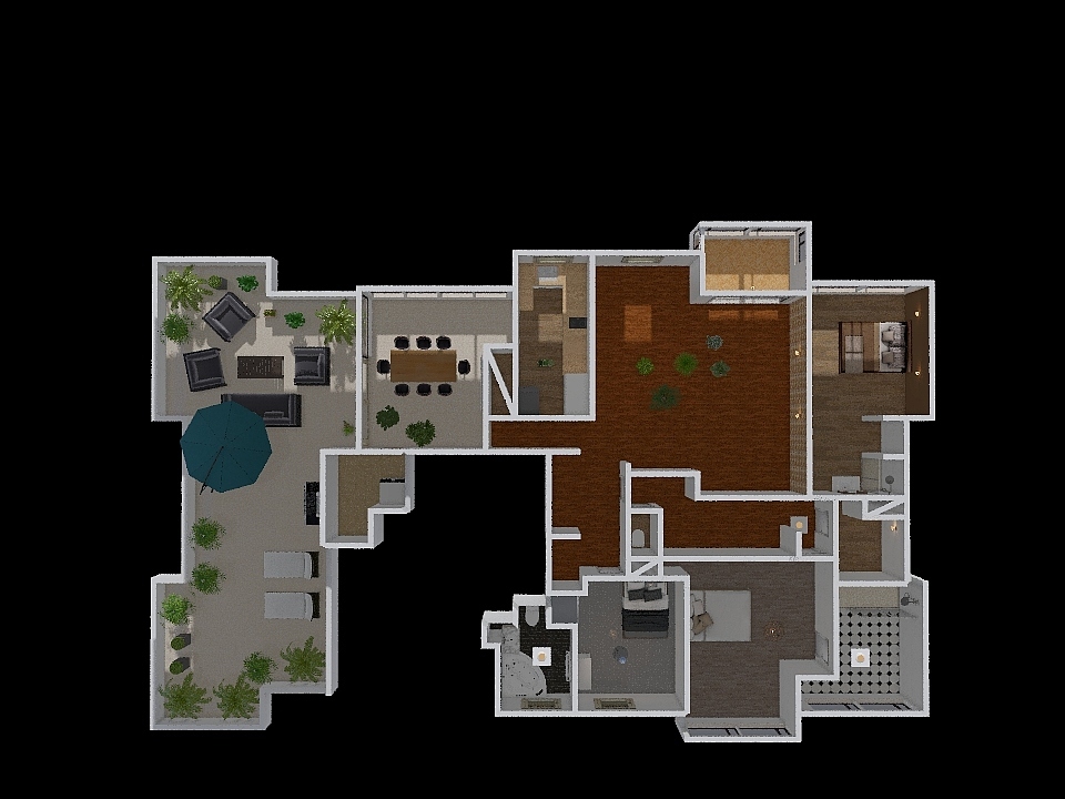Appartement 94170 v3 3d design renderings