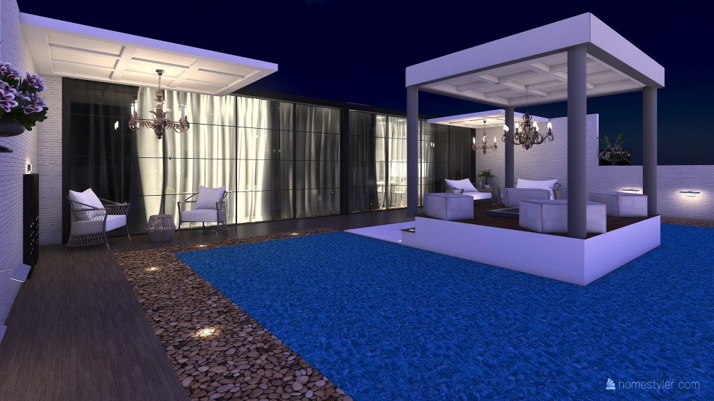 Swimming pool 3d design renderings