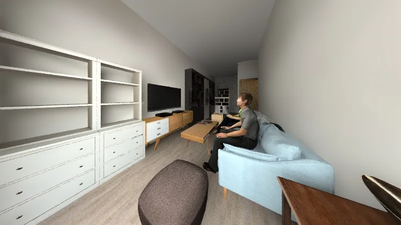 客廳 3d design renderings