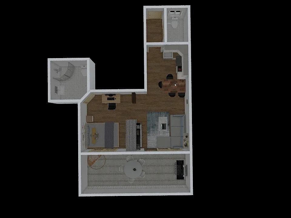Meine neue Wohnung 2 3d design renderings
