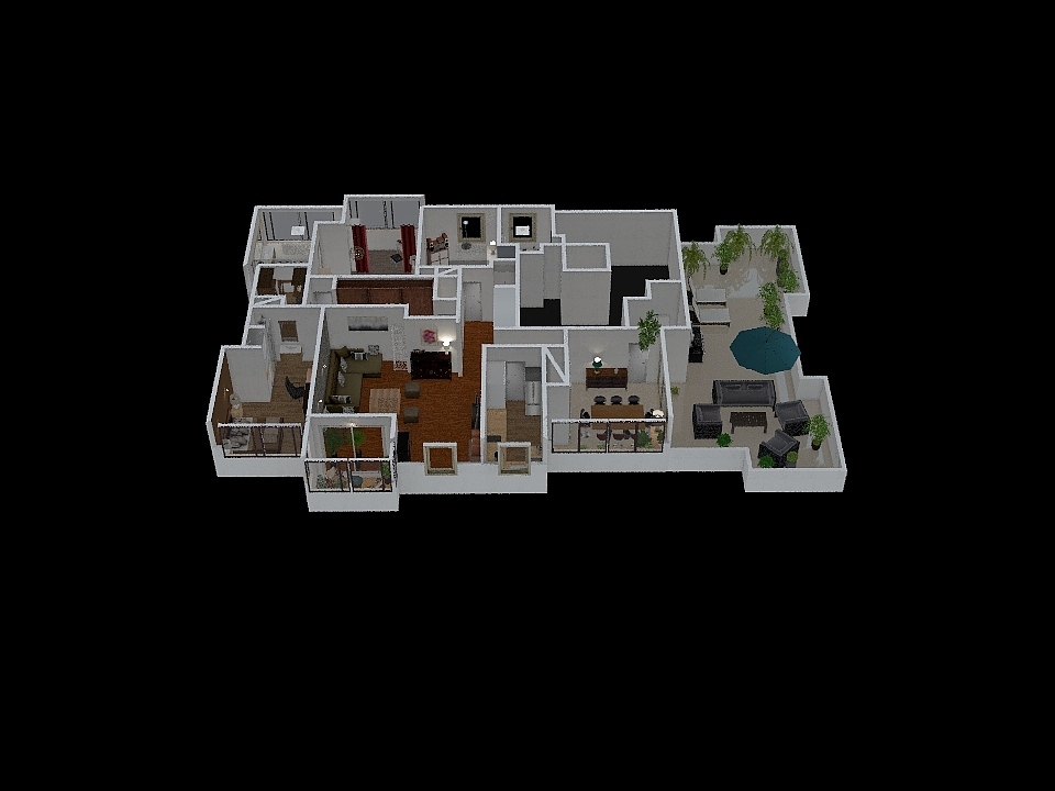 Appartement 94170 v5 3d design renderings