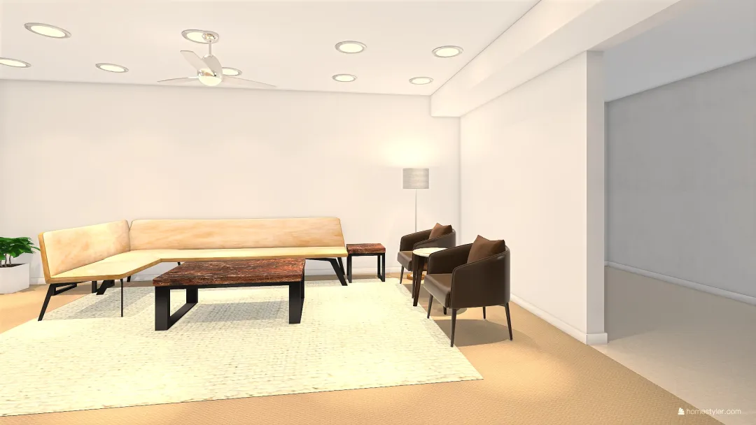 ANDREW LIVING ROOM 3d design renderings