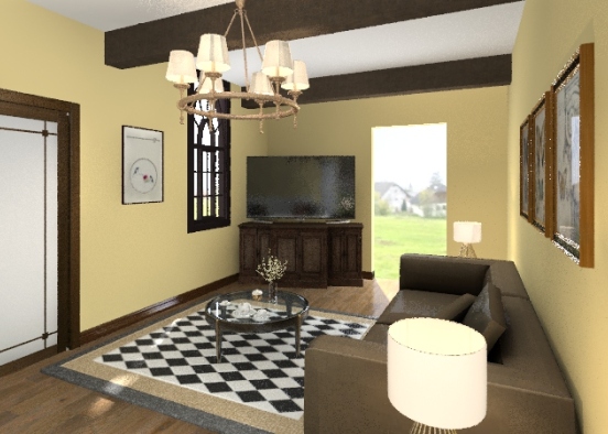 Jessica`s Living Room Design Rendering