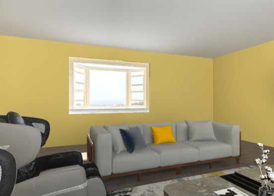 Living Room Project Design Rendering