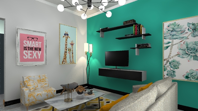 Small Apartment II 3d design renderings