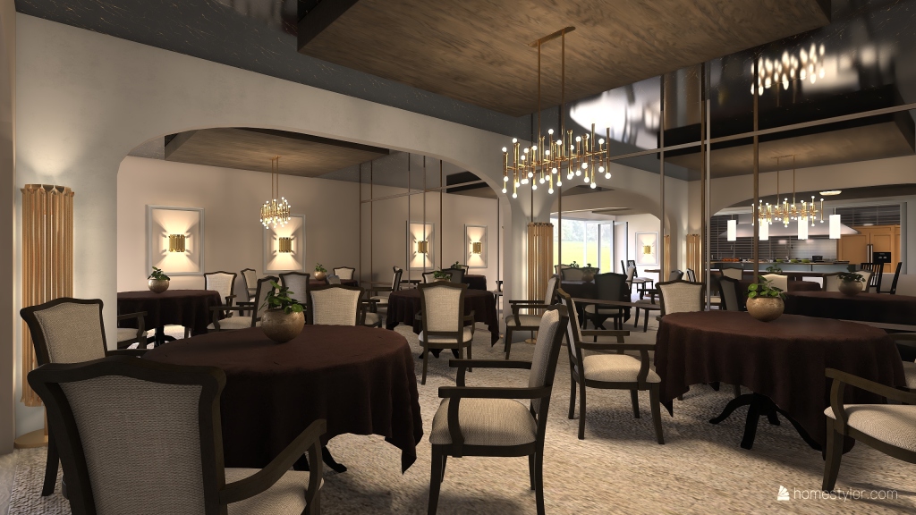 Dining Room1 3d design renderings