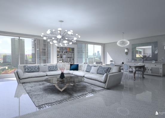 Luxury apartment Design Rendering