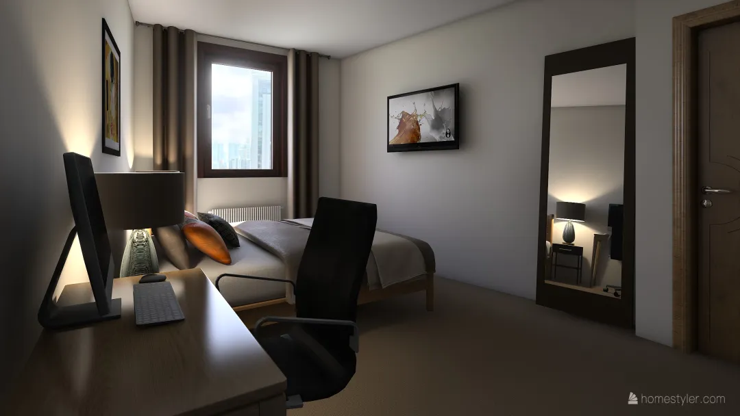 bedroom2 3d design renderings