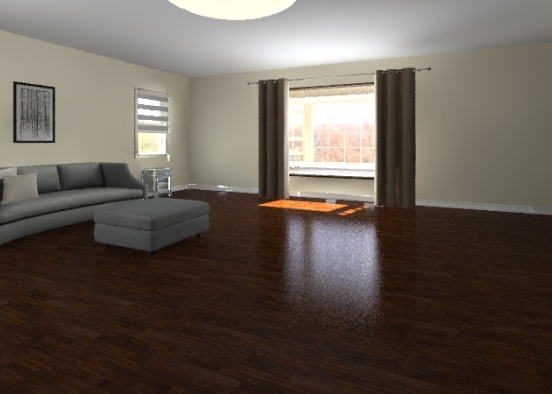 dream living room Design Rendering
