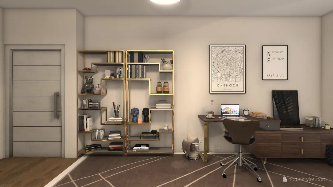 apartment in Europe 3d design renderings